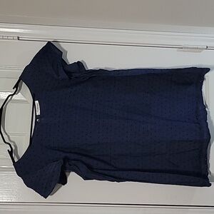 Motherhood Maternity Top Size Large Blue